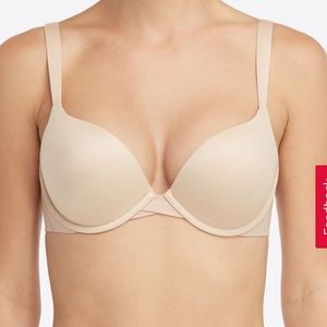 Hardly Worn Nude Spanx Push Up Bra